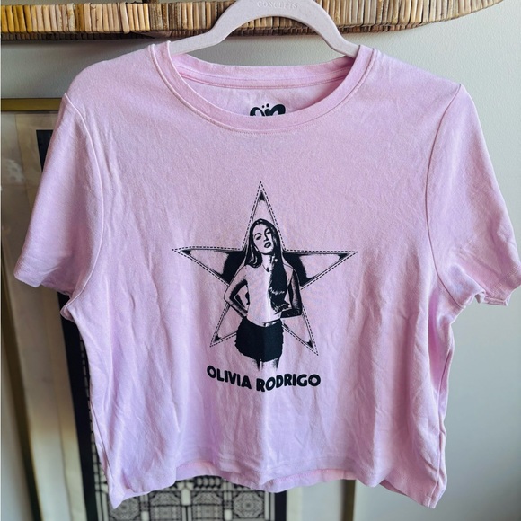 Olivia Rodrigo Pink Graphic Crop Shirt Tee size 2X - Picture 6 of 6